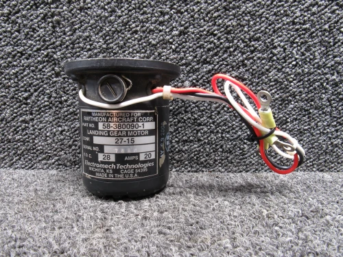 58-380090-1 Electro-Mech Landing Gear Motor (Volts: 28)(Amps: 20)