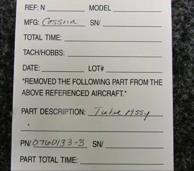 0760133-3 Cessna Tube assy (JC)