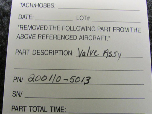 200110-5013 Valve Assembly (SA)