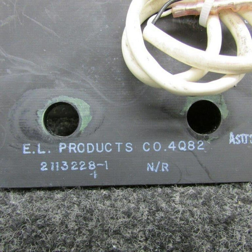 2113228-1 Cessna T210N Astron Panel Assembly Electroluminescent RH