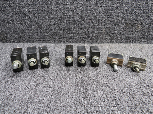 W31-X2M1G-10, CB-3110C, CB-3115C Toggle Switch Set of 8 (Amps: 10, 15, 20, 40)