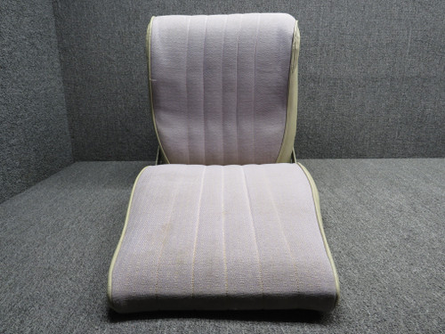 169-534024-602 Beechcraft B23 Co-Pilot Seat Assembly (Rails: 9”) (Worn, Rip)