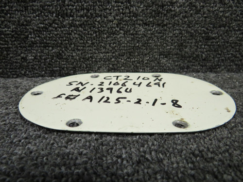 1221096-3 Cessna T210N Inspection Panel (6 Hole Oval) (Worn Holes)