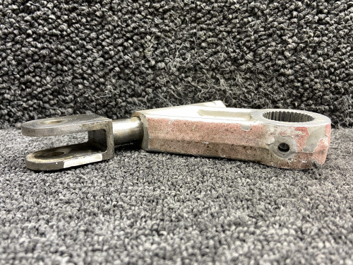0842104-3, 5045211-2 Cessna 421B Nose Gear Retract Adjust Bellcrank w Fork