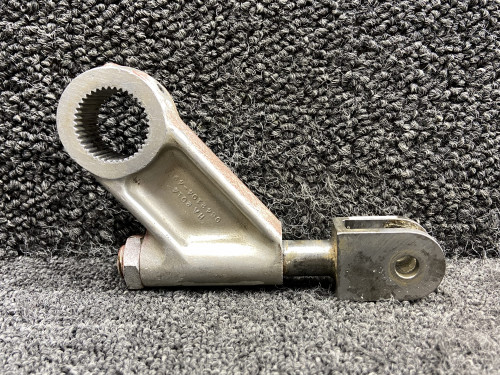 0842104-3, 5045211-2 Cessna 421B Nose Gear Retract Adjust Bellcrank w Fork