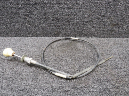 Cessna Aircraft Parts 0411091-1 Cessna 150F Throttle Control Cable (Length: 48”) 
