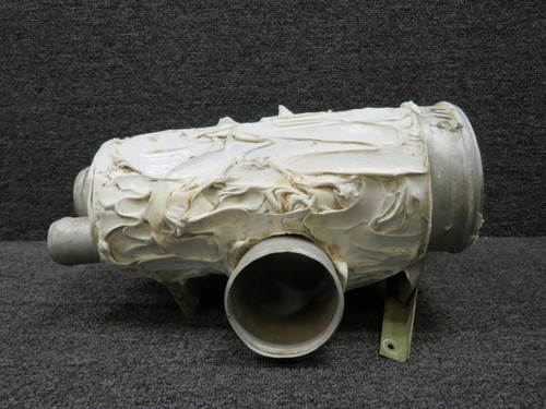 Cessna Aircraft Parts 5117241-23 Cessna 414 Upper Heater Plenum Assembly with Bracket 