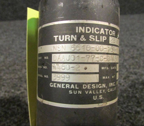 4460-2 General Design Turn and Slip Indicator (28V) (CORE)