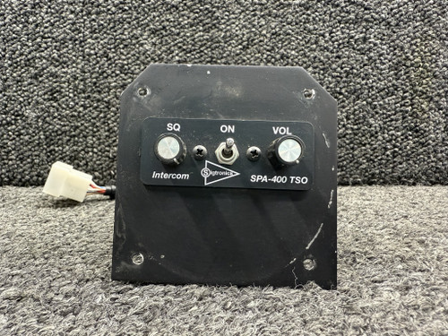 SPA-400 Sigtronics Intercom Panel Assembly with Mounting Plate (Cut Corners)