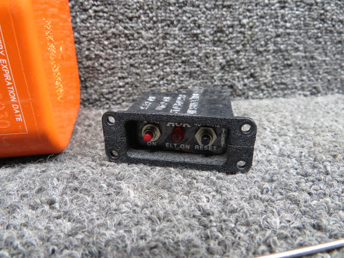 E-04 ACK Emergency Locator Transmitter with Switch, Antenna, Alerter, and Tray