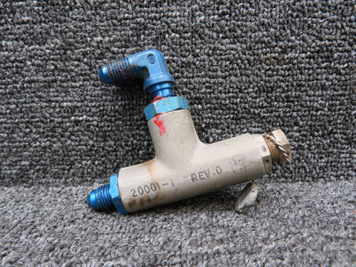 AN6245AB4 Ozone Thermal Relief Valve with Elbow Fitting (Minor Rust)