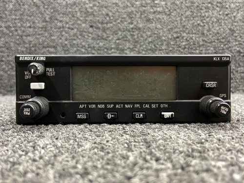 069-01029-0703 Bendix KLX-135A VHF Communication Transceiver, GPS Radio w Tray