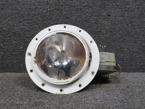 Cessna Aircraft Parts 0870132-1 Cessna 401 Electric Landing Light Assembly (Minus Power Unit) (Worn) 