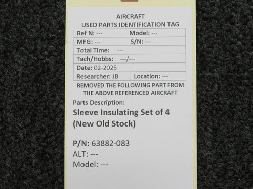 No Brand 63882-083 Sleeve Insulating Set of 4 (New Old Stock) 