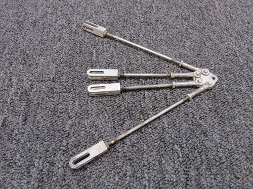 1241030-1, 1241030-2 Cessna 210A Main Gear Lock Rods has Plate, Spring, Mount