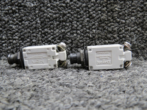 7277-2-2, 7277-2-5 Klixon Push Circuit Breaker Set of 2 (Amps: 2, 5)