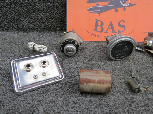 Piper PA28R-200 Goodie Bag with Mic Jacks, Starter, Hobbs Meter, etc.