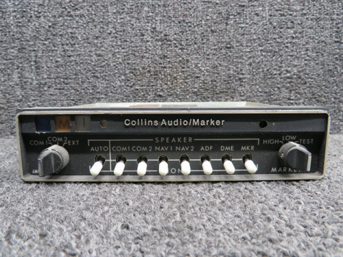 622-2087-011 Collins AMR-350 Audio Panel and Marker Beacon Receiver with Mods
