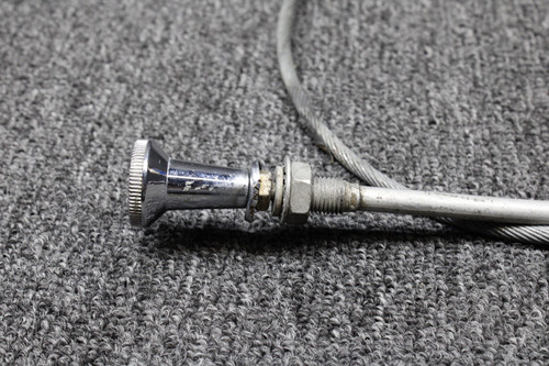 63902-018 Piper PA28-140 Cabin Heat Control Cable (L: 38.5”) (Damaged Washer)