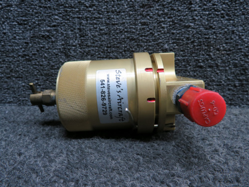 SA3-01 Steve’s Aircraft Gascolator Assembly with Drain Valve