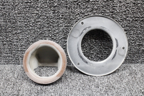 63994-002, 21156-000 Piper PA28-140 Air Deflector Vent and Plate Assembly