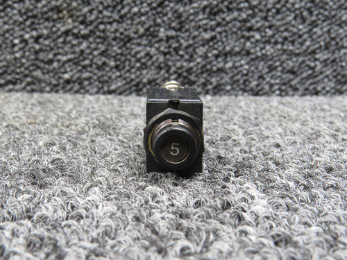 7277-2-5 (Alt: MFD-0373A) Klixon Push Circuit Breaker (5A) For Sale