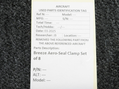 Breeze Aero-Seal Clamp Set of 8 