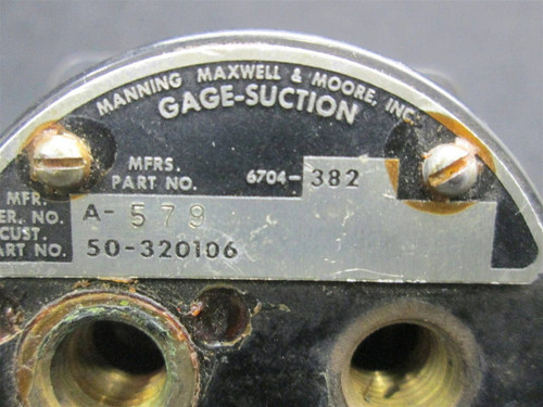 6704-382 (Alt: 50-320106) Manning Suction Indicator (CORE)
