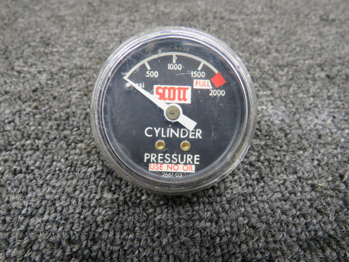 2661-03 Scott Aviation Cylinder Pressure Indicator (Psi: 0-2000)