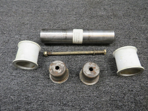 0842000-36, 0842000-35 Cessna Nose Gear Axle Tube w Spacers & Buckets (Rusted)