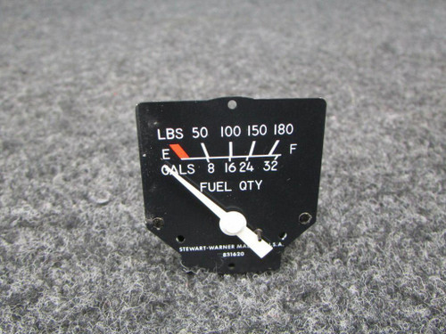 878039 Stewart-Warner Fuel Gauge (NEW OLD STOCK) (SA) BAS Part Sales | Airplane Parts