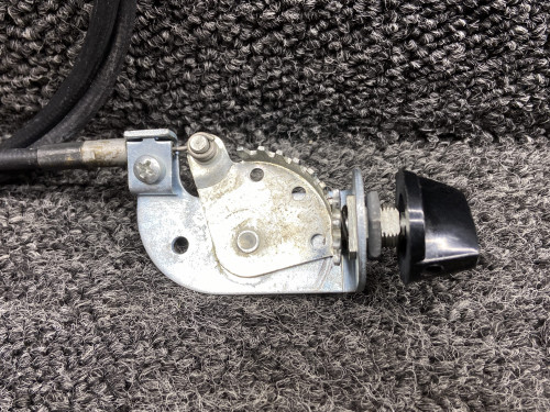 5117239-2 (Alt: 5117239-60) Cessna 340A Cabin Pressure Heat Control Cable w Knob
