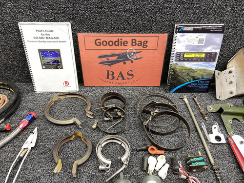 Cessna Aircraft Parts Cessna 340A Goodie Bag Set with Bellcranks, Tubes, Microphone 