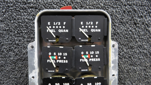 19551-000 Piper PA23-250 Instrument Gauge Cluster Assembly (Minus Cover)