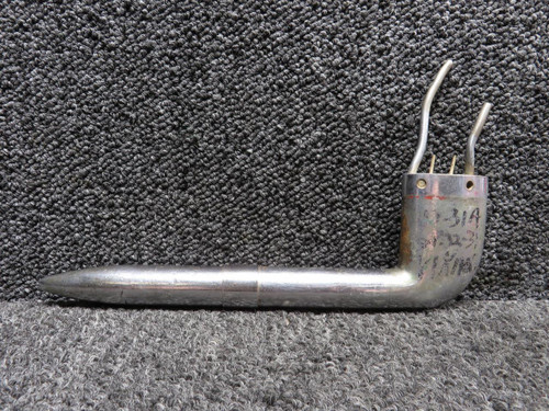 Aero Institution AN5814-1 (Alt: PST-305-12V) Aero L Shaped Static Pitot Tube (Slight Dents, Rust) 