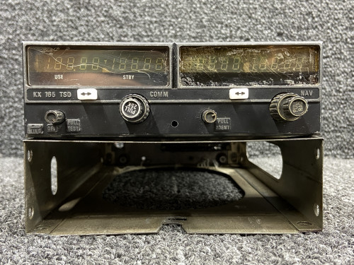 069-1025-01 King Radio KX-165 VHF Comm-Nav Receiver w Tray & Glideslope (Core)