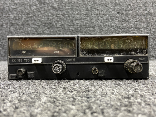 069-1025-01 King Radio KX-165 VHF Comm-Nav Receiver w Tray & Glideslope (Core)