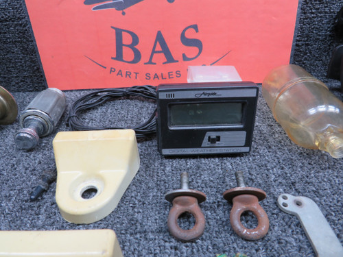 1963 Cessna 172D Goodie Bag with Mic Jacks, Fuses, Switches, Mounts, etc
