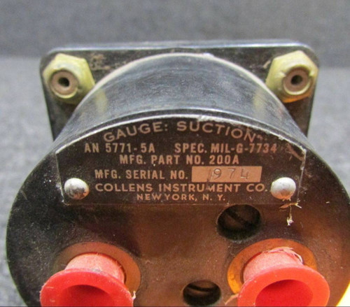200A Collens Suctions Gauge