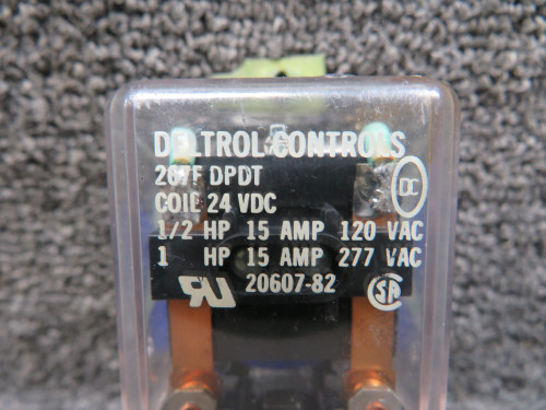 20607-82 Delta Controls Relay Assembly 24 Voltage