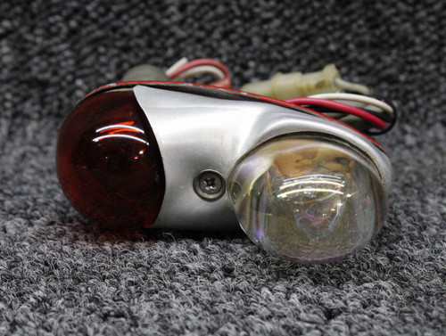 W1285PR (Alt: 472-896) Whelen A429PR Navigation Light w Strobe & Lens (Red, 14V)