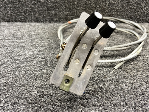 554-375, 554-487 Piper PA32R-301 Cabin Air Control Cable with Levers