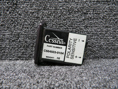 Cessna Aircraft Parts 85071 (Alt: C664503-0104) Cessna Hour Meter Indicator, 12-24V (Hours: 6102.50) 