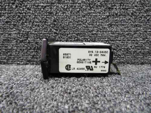 Cessna Aircraft Parts 85071 (Alt: C664503-0104) Cessna Hour Meter Indicator, 12-24V (Hours: 6102.50) 