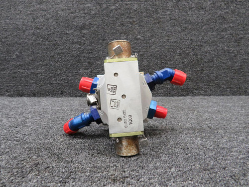 Sterer 65680 Sterer 3 Position-4 Way Solenoid Operated Selector Valve (Minor Rust) 