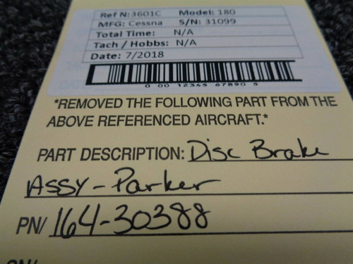 164-30388 Parker Brake Disc (Thickness: 0.341")