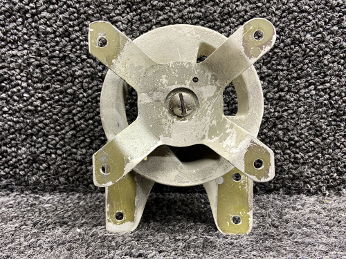 5115533-2, 5115534-10 Cessna 421C Aileron Quadrant Pulley w Stop Plate & Fitting