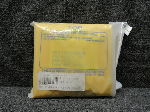 P01074-101 EAM Worldwide XF-35 Adult-Child Life Preserver