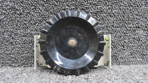 1460317-5, 1560316-1 Cessna 337G Rudder Trim Wheel with Supports & Indicator