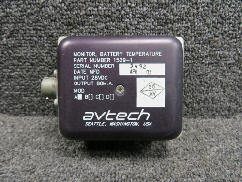 Avtech Corp. 1529-1 Avtech Battery Temperature Monitor with Modifications 